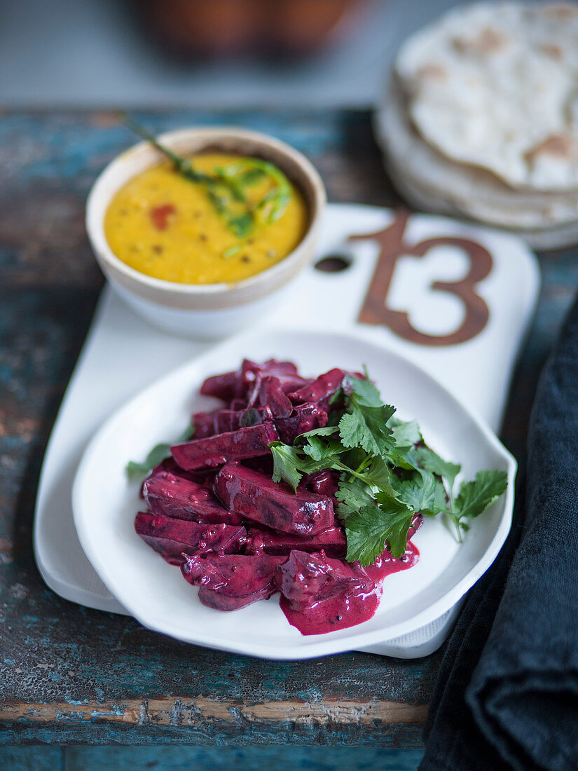 Rote-Bete-Curry aus Senegal