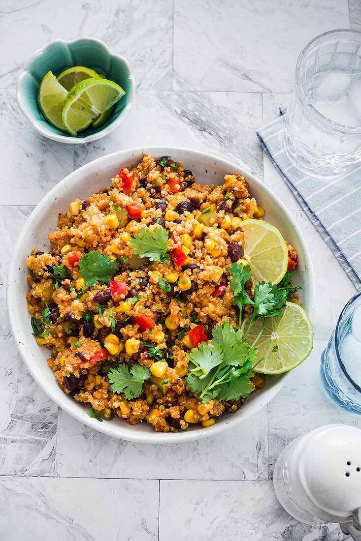 One pot vegan quinoa