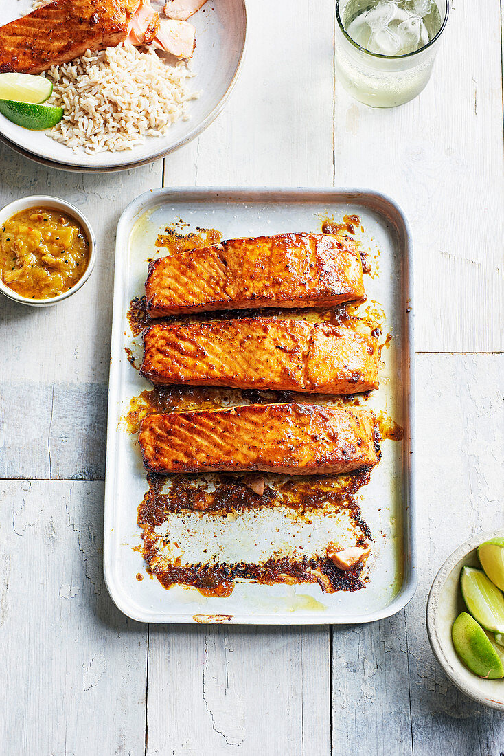 Indian spiced salmon with tamarind