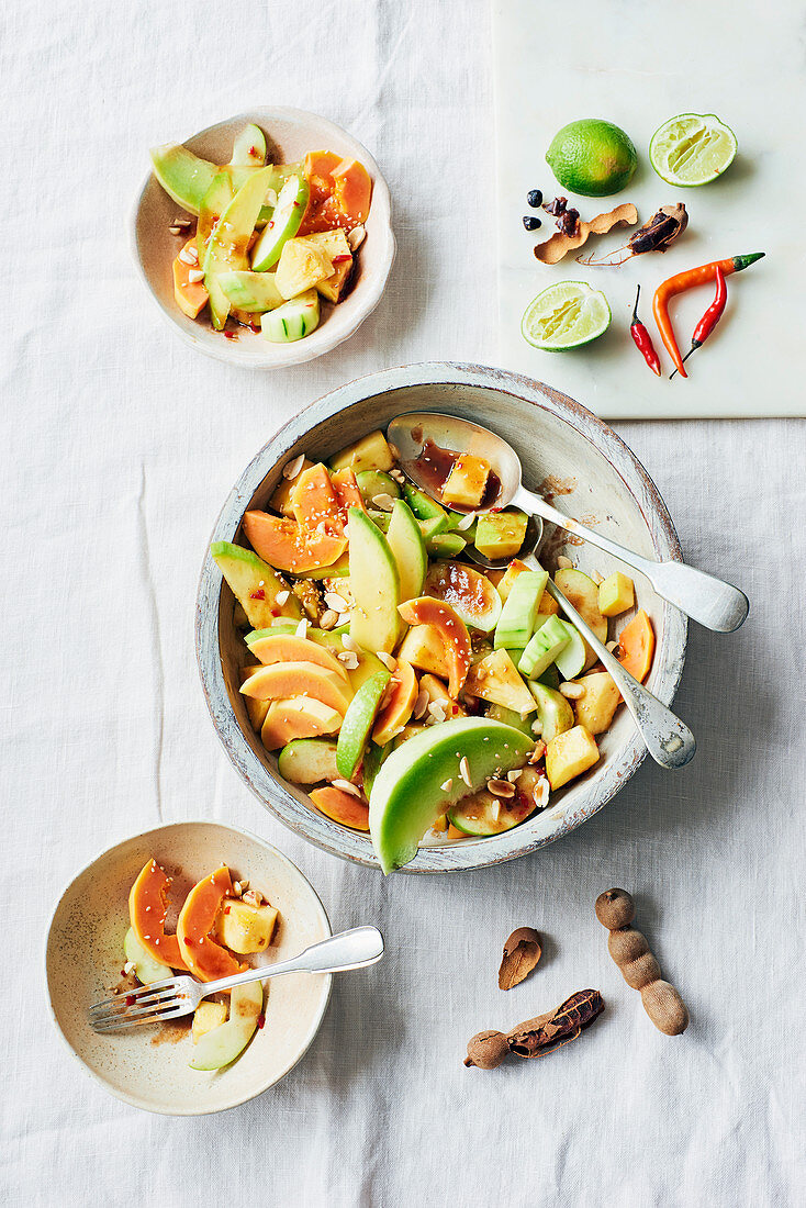 Rojak (würziger Fruchtsalat, Malaysia)