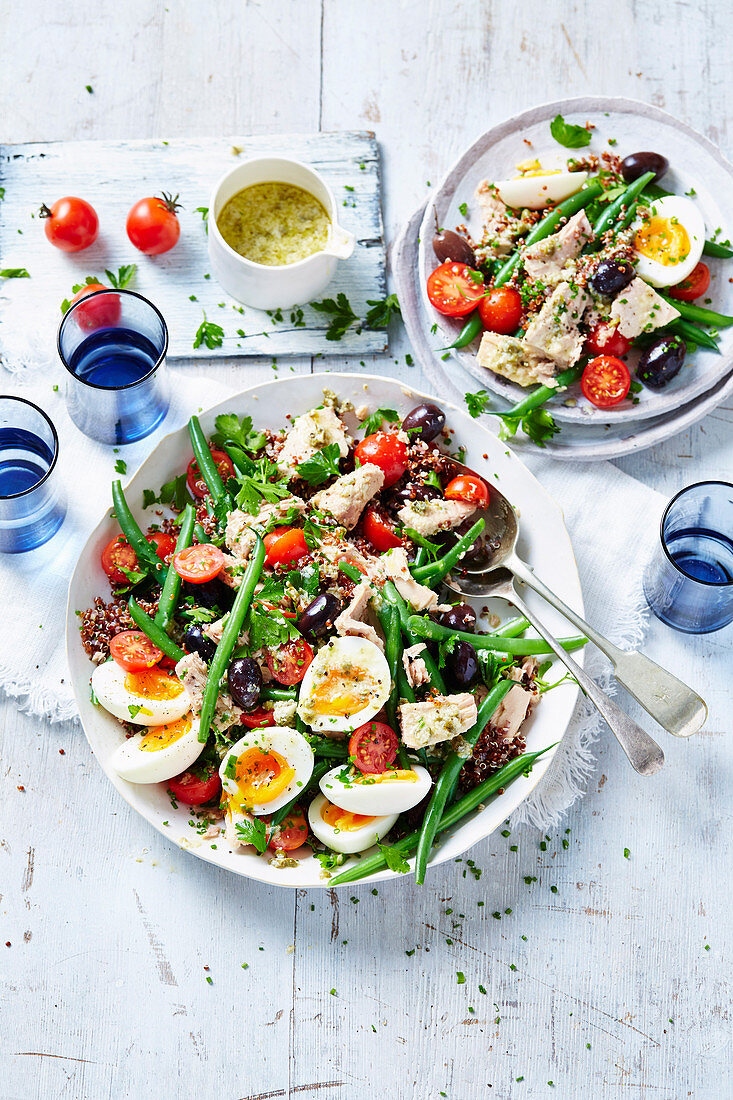 Tuna and Quinoa Nicoise Salad
