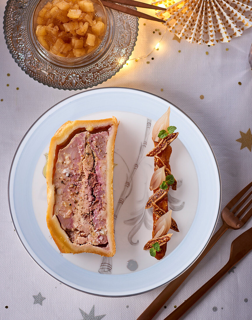 Pate En Croute with goose liver