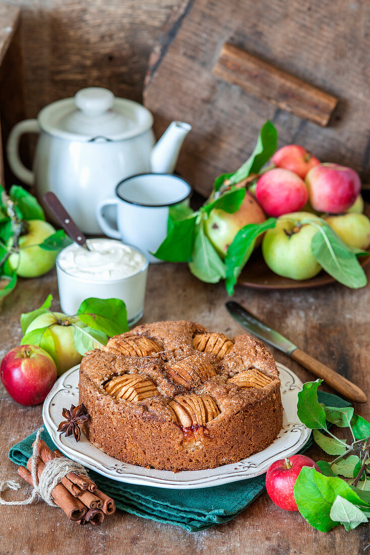 Gewürz-Apfelkuchen