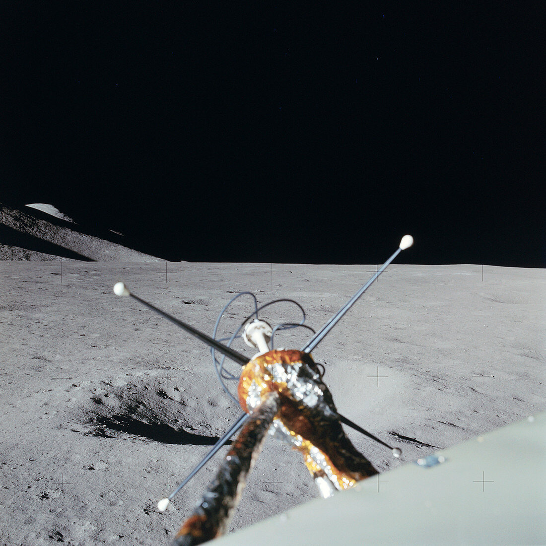Apollo 15 lunar lander VHF antenna,July 1971