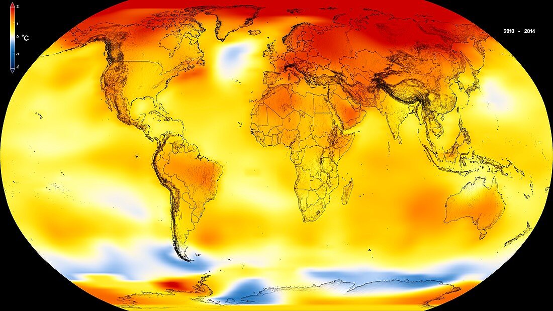 Global warming record,2010-2014