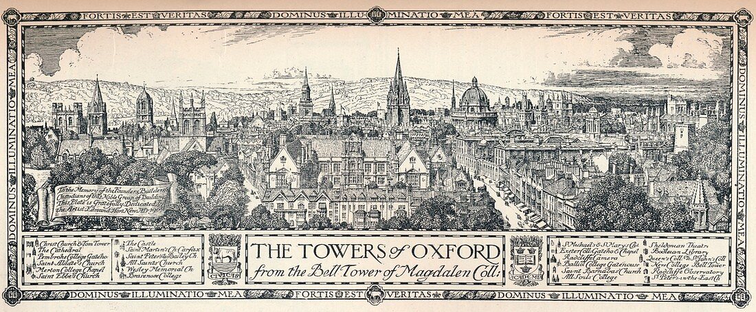 The Towers of Oxford, 1905