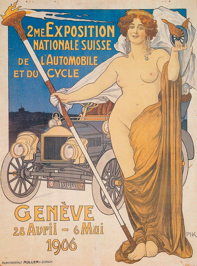 Swiss National Car and Bicycle Exposition, Geneva, 1906
