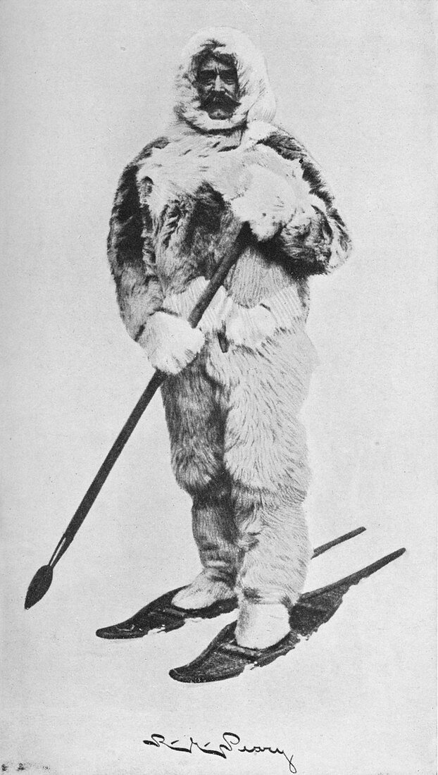 Peary in Arctic Outfit, 1910, (1928)