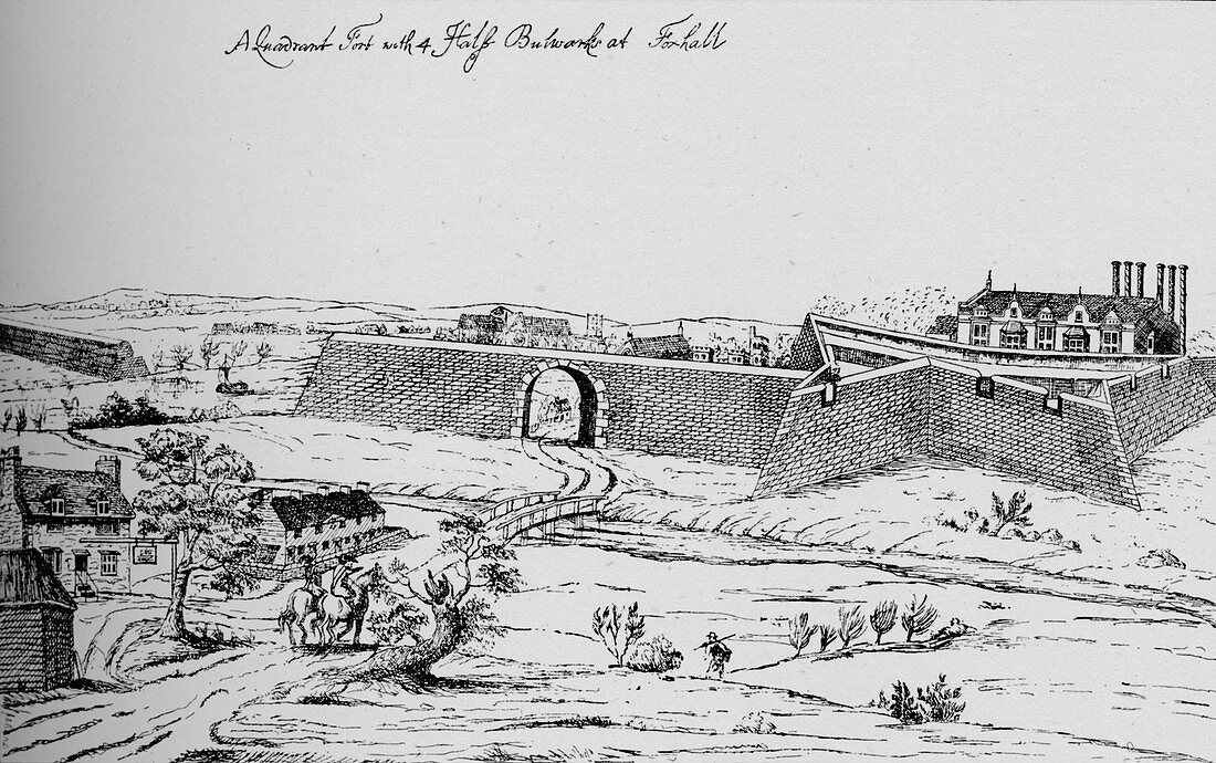 The Fort at Vauxhall, London, c1810