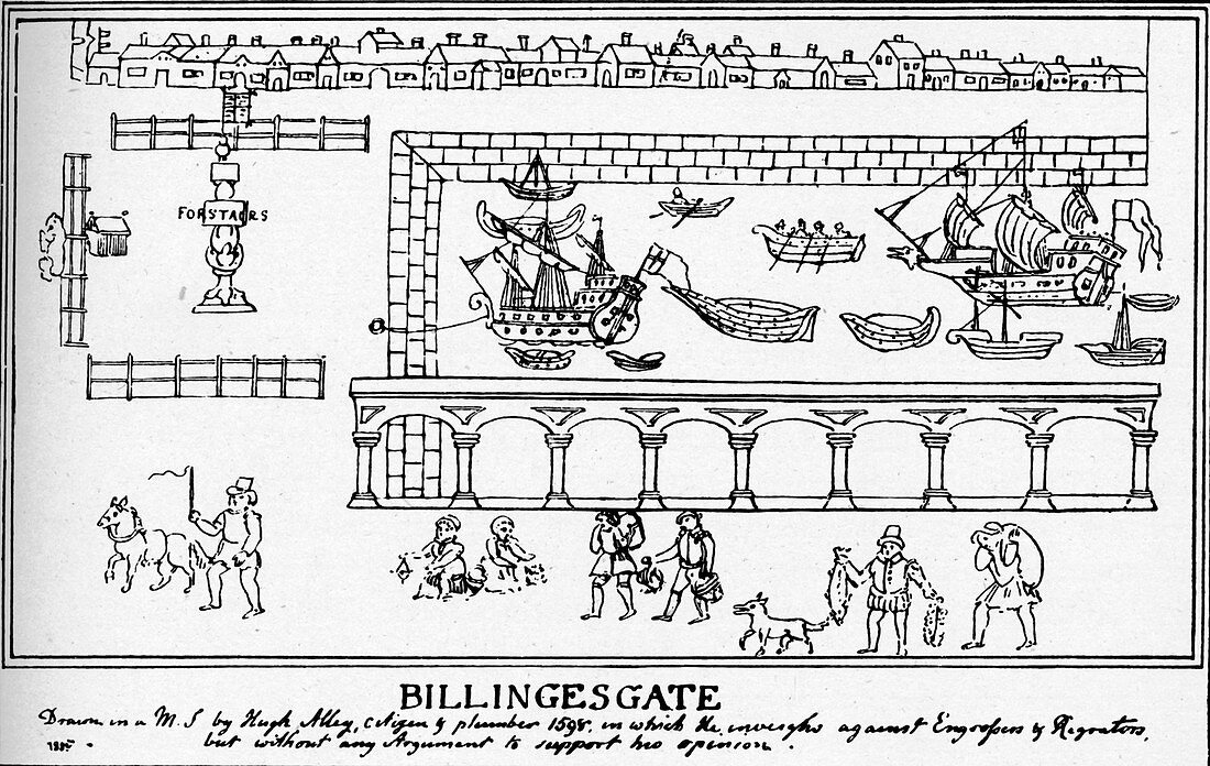 Billingsgate, London, 1598 (1904)