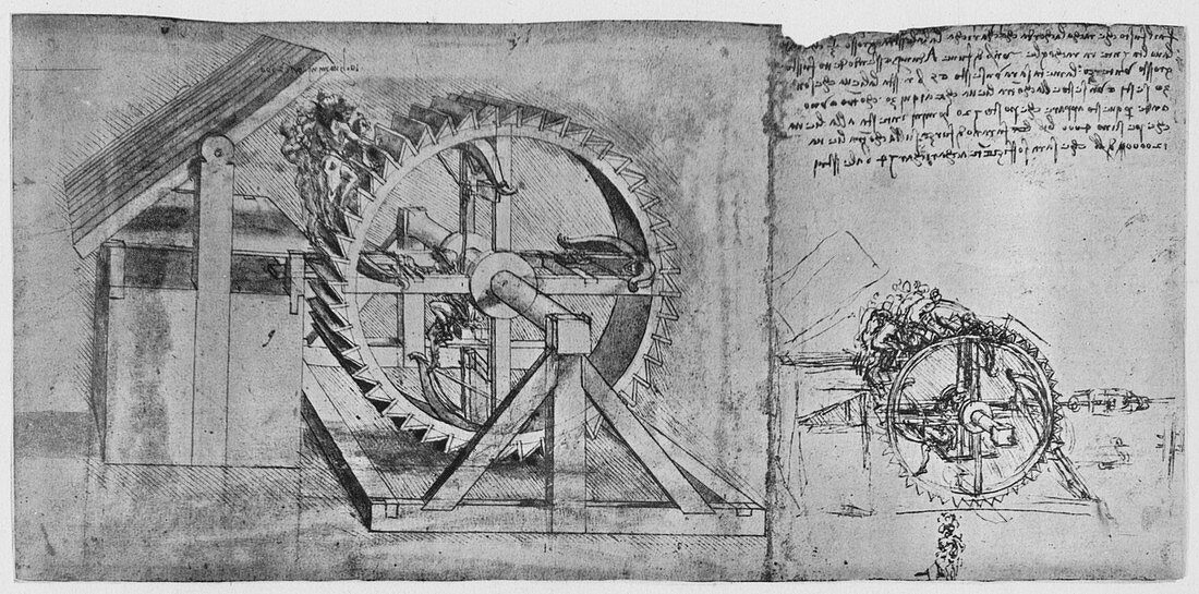 A Large Wheel that Four Crossbows in Succession, c1480