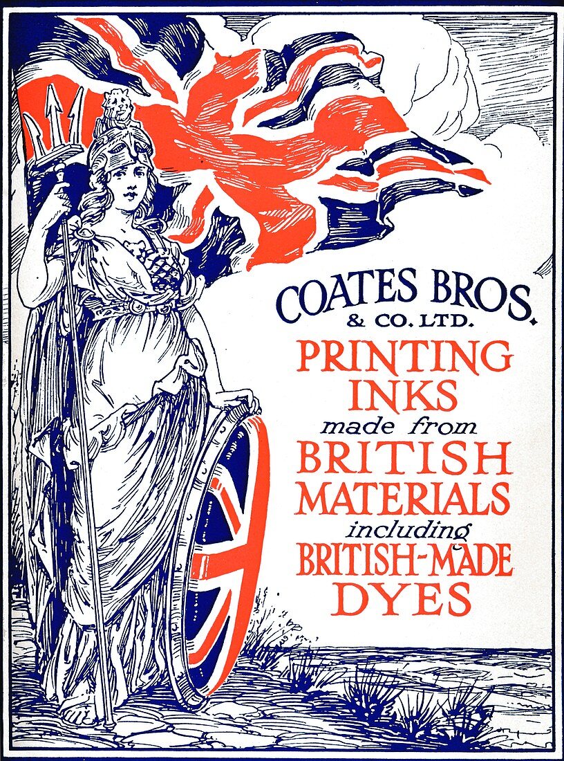 Advert For Coates Bros & Co, 1917