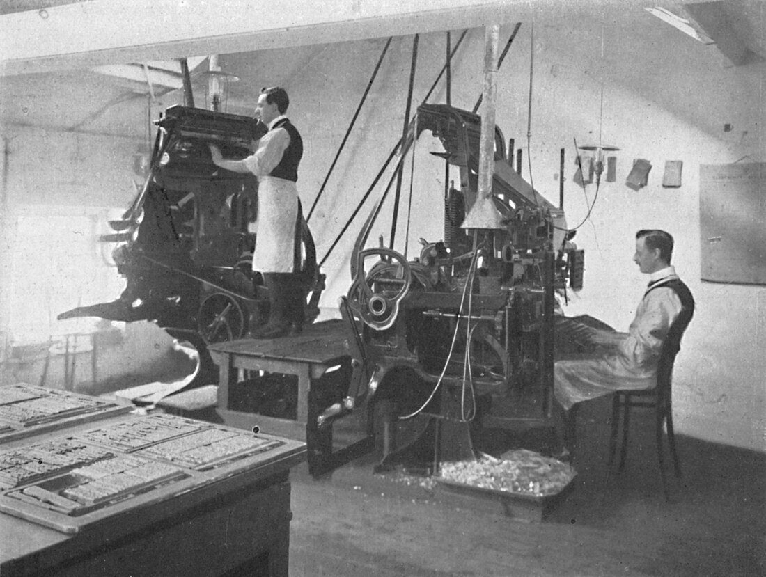 The Linotypes, 1916