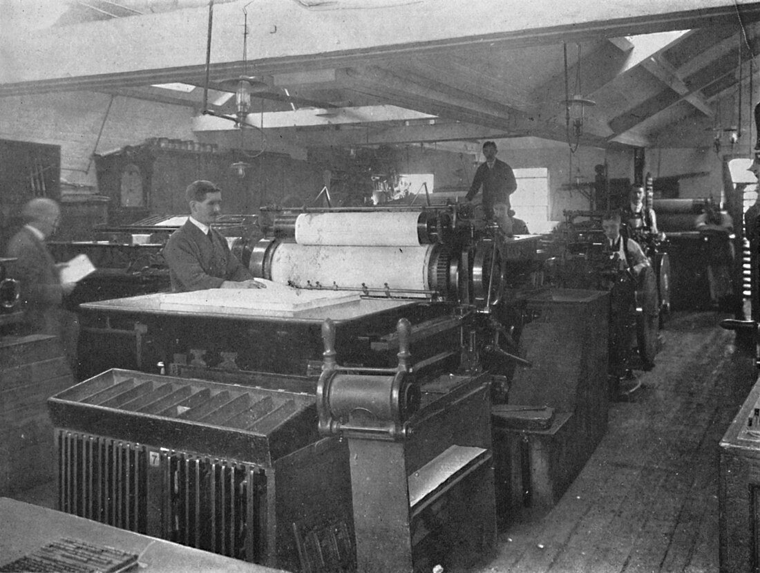 Portion of Machine Room, 1916