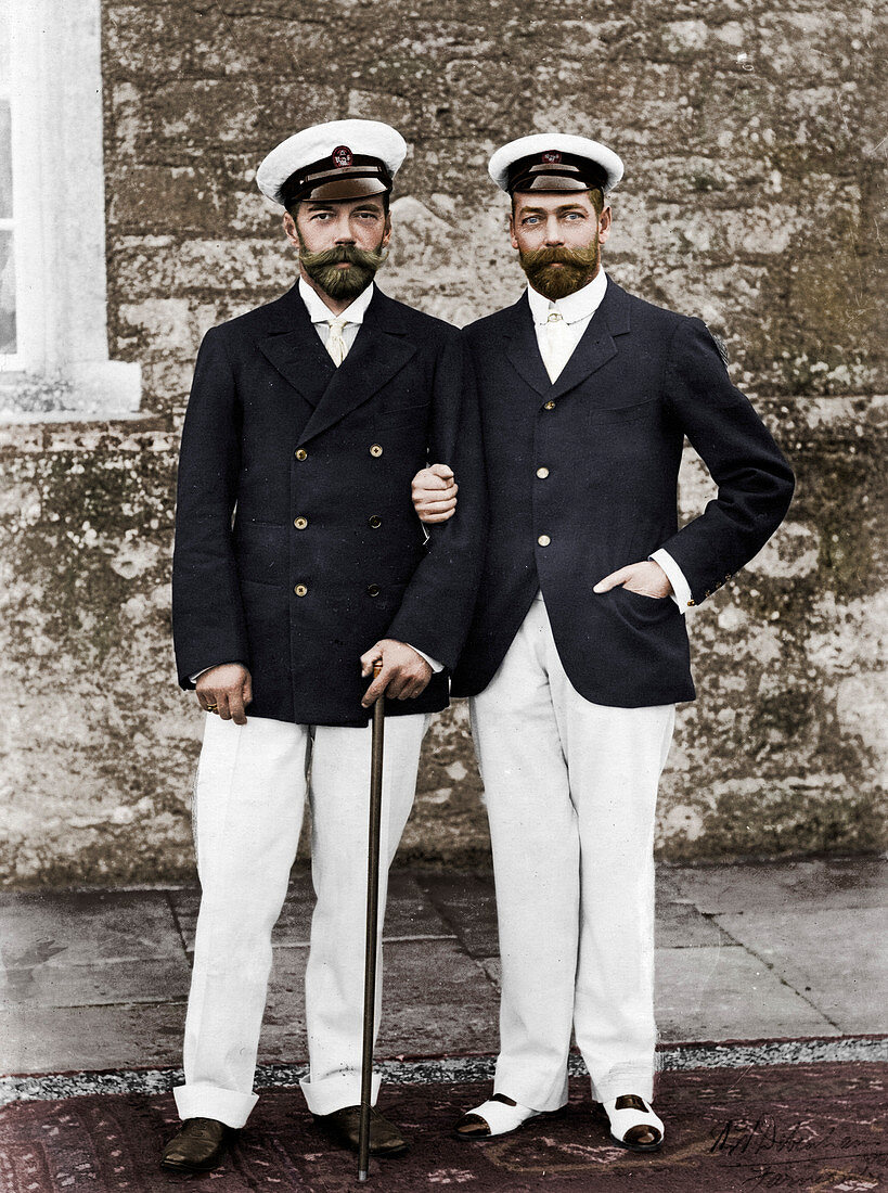 Tsar Nicholas II and King George V