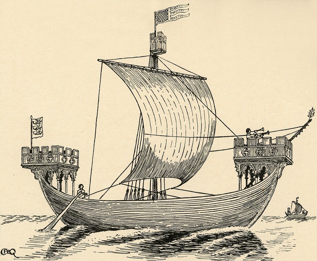A Ship of the time of Edward I