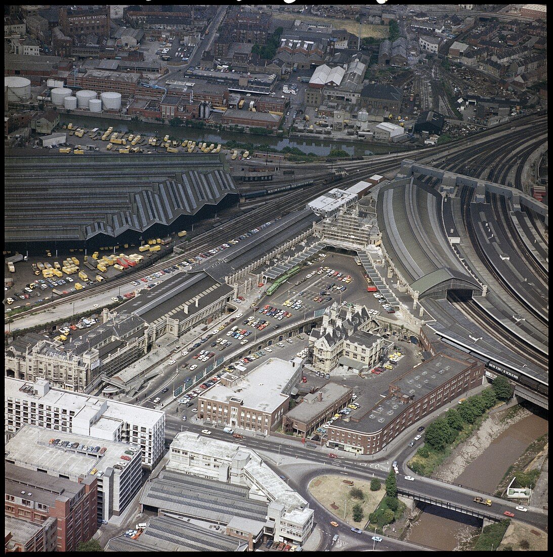 Temple Meads Railway Station, Bristol, UK, 1975