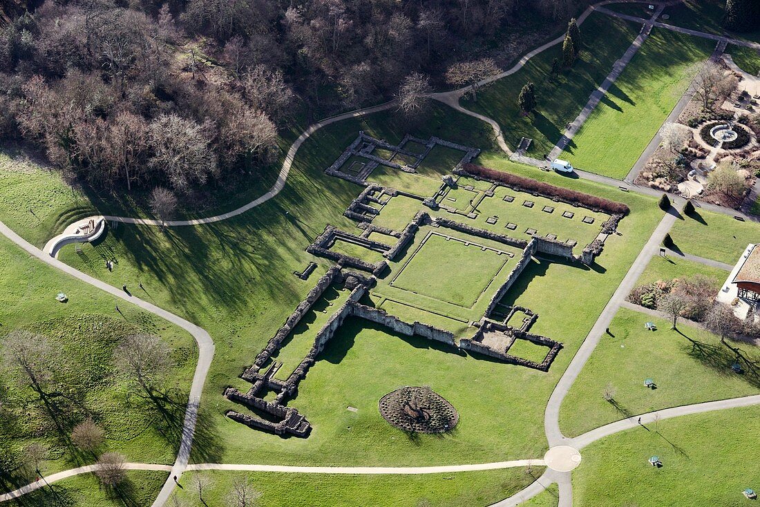 Ruins of Lesnes Abbey, Bexley, London, UK