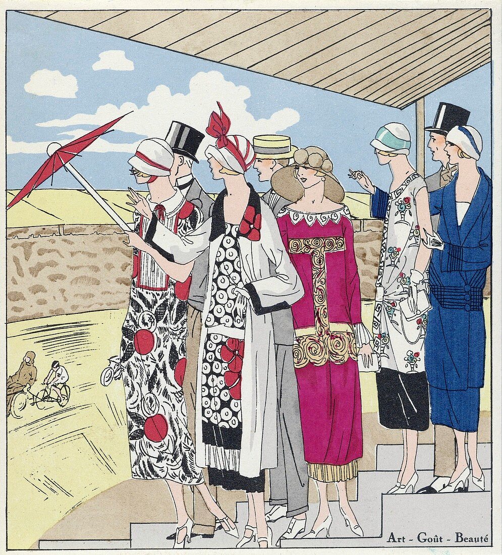 At the Velodrome, illustration 1924