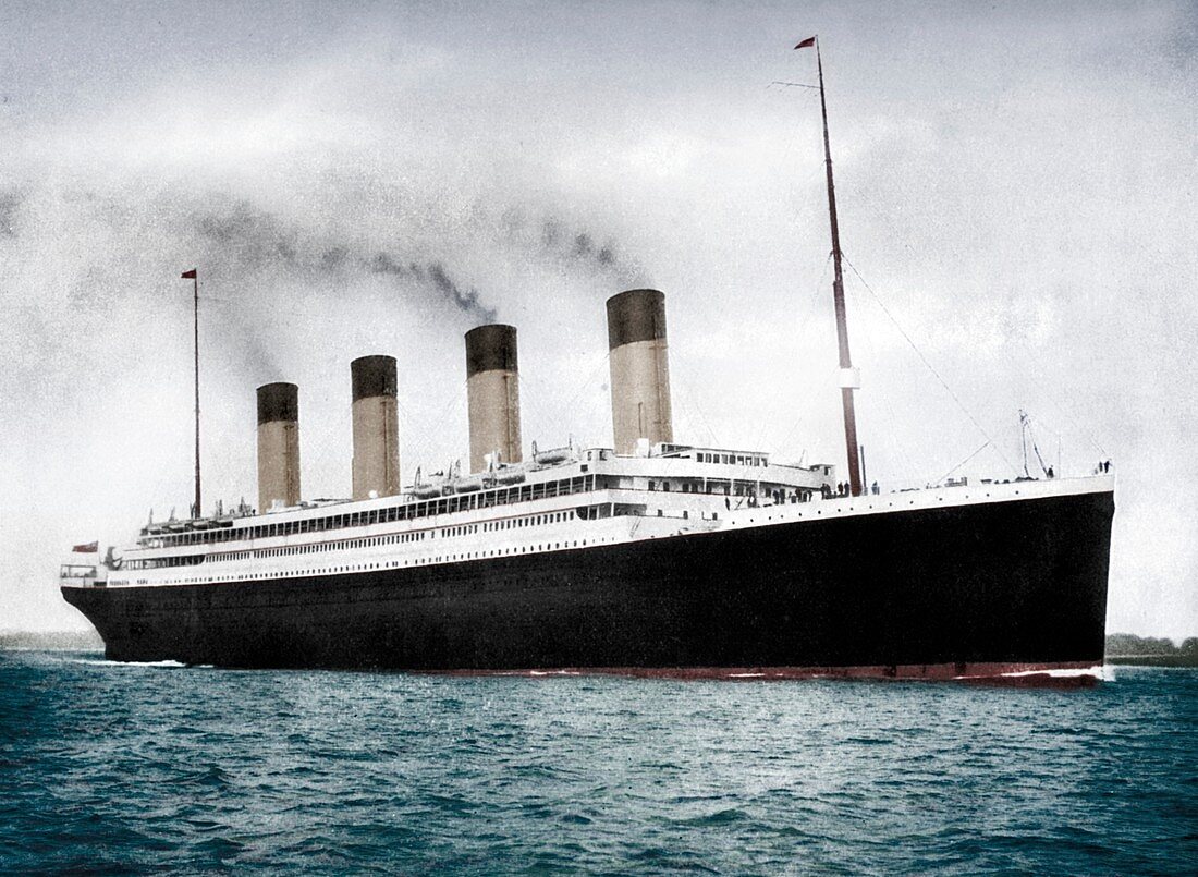 RMS 'Olympic', White Star Line ocean liner, 1911-1912