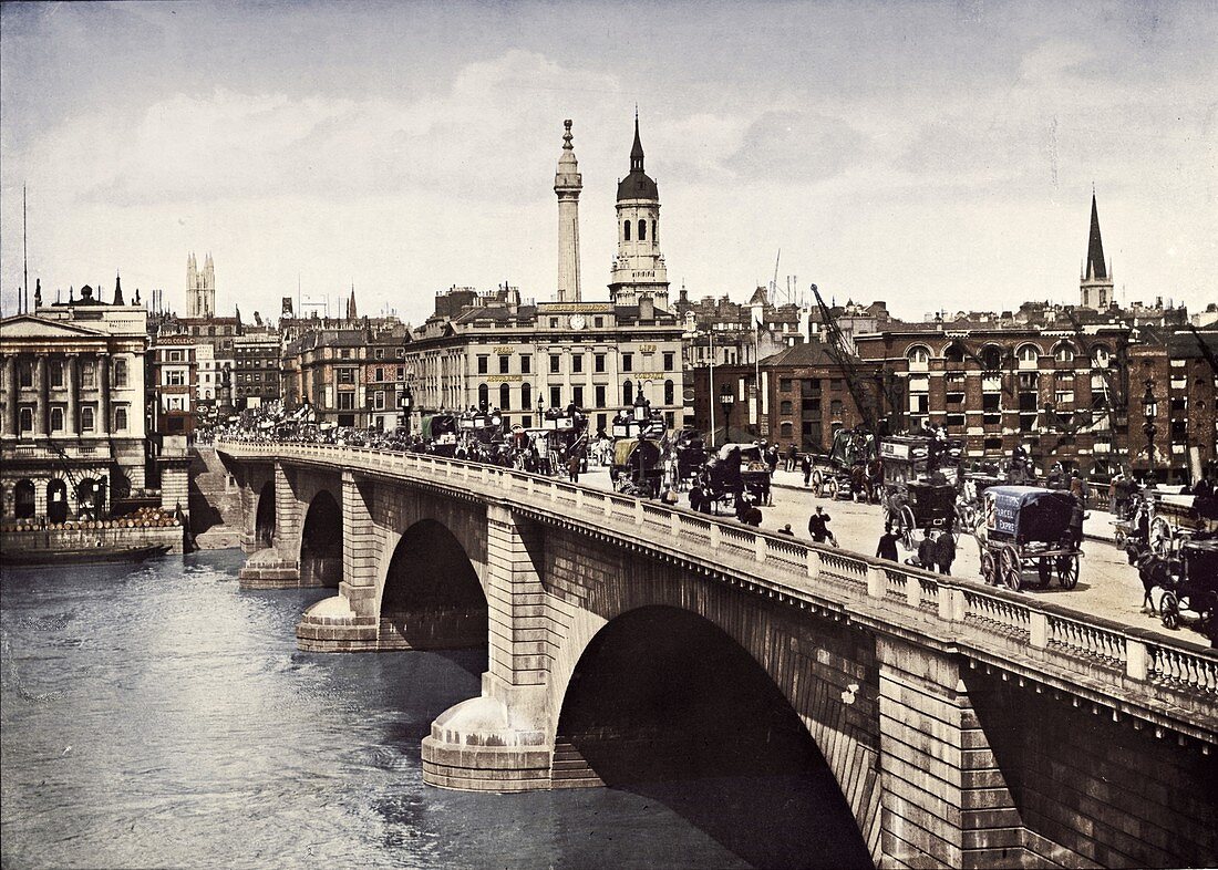 London Bridge, City of London, 1911
