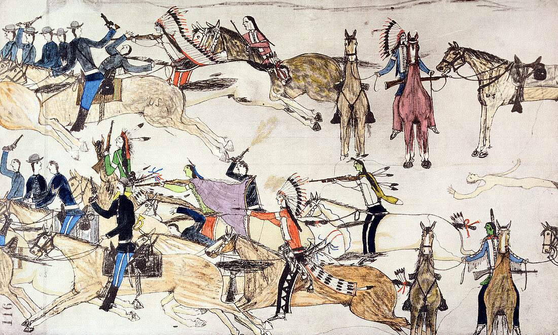 Battle of Little Bighorn, Montana, USA, 25-26 June 1876