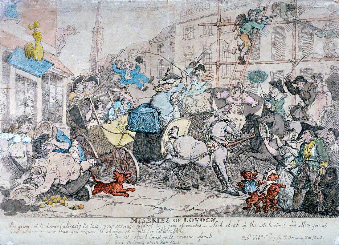 Miseries of London, 1807