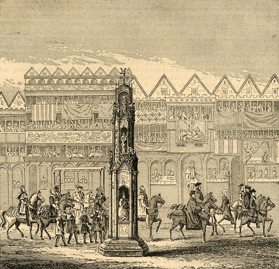 Cheapside Cross, as it appeared in 1547