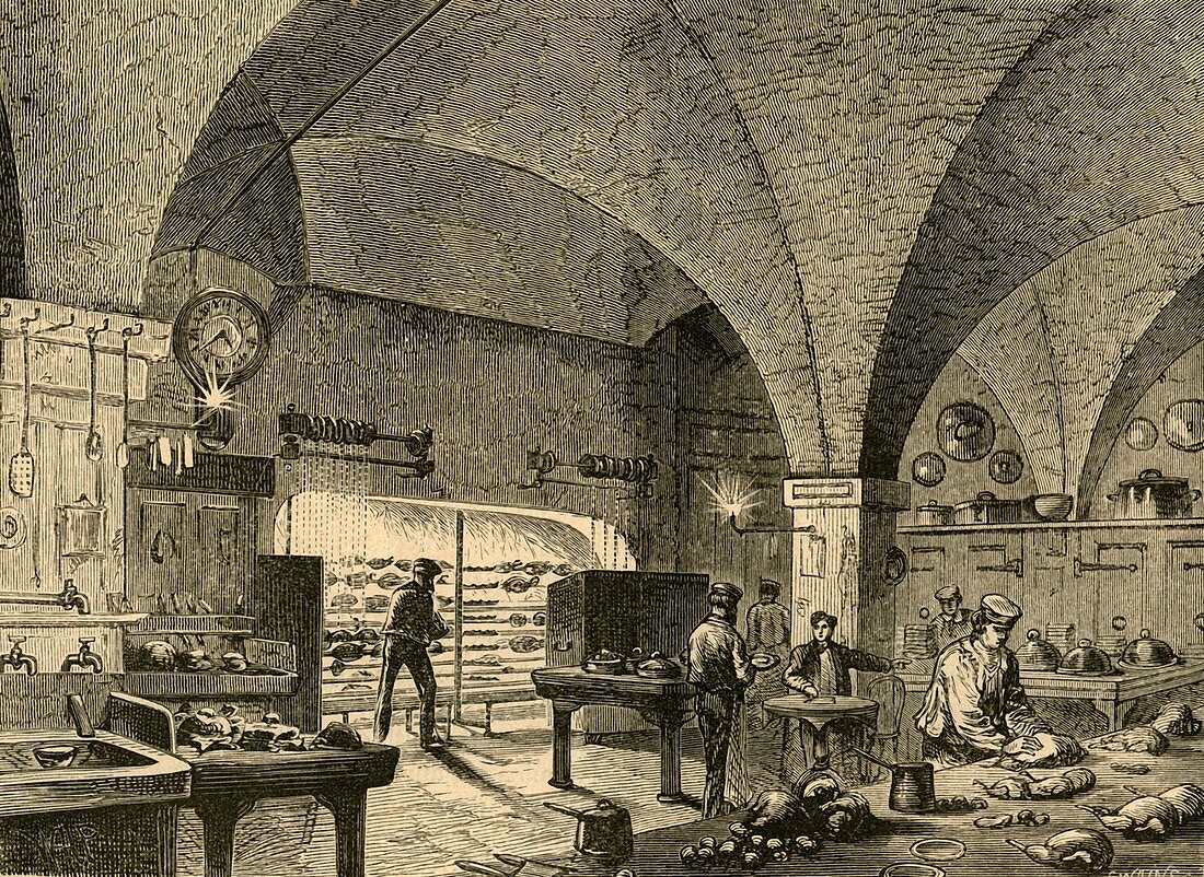 The Mansion House Kitchen, 1897