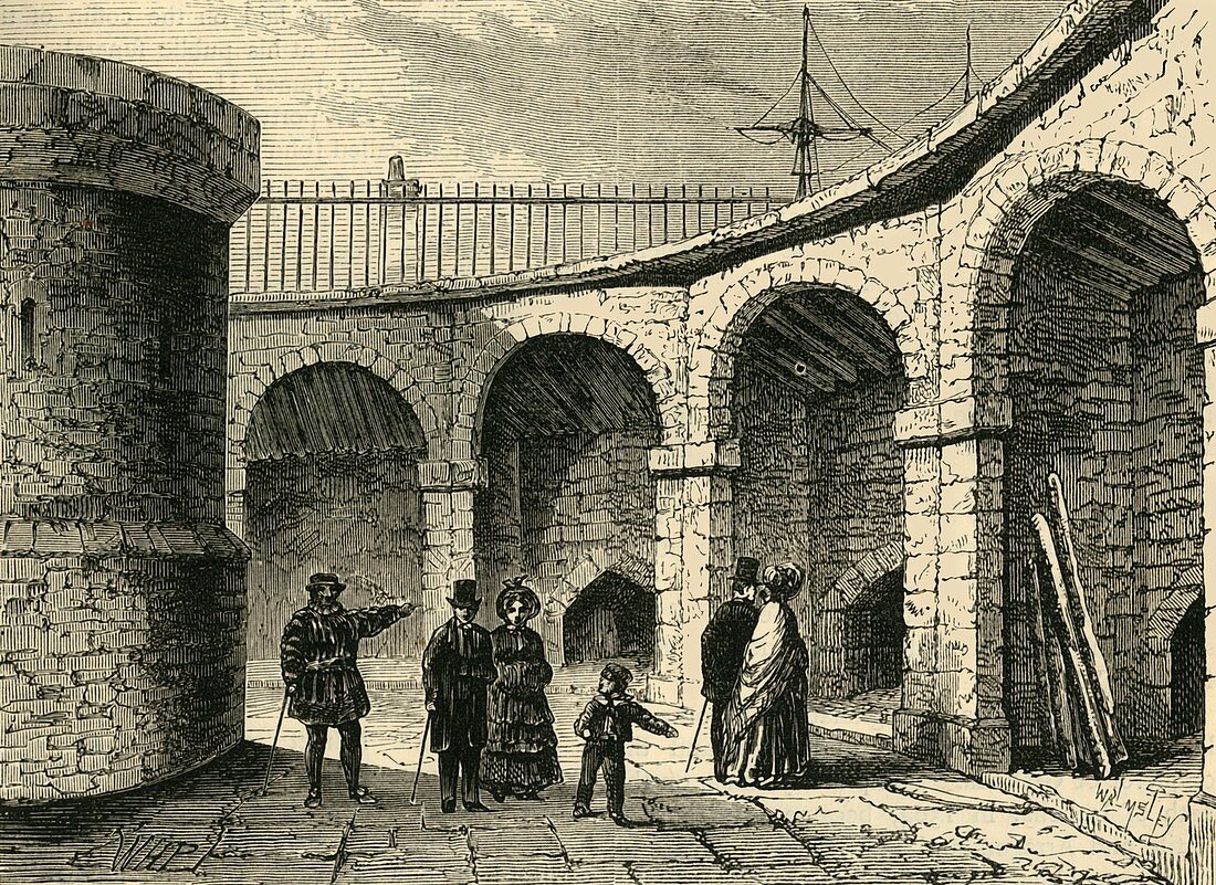 The Tower Menagerie about 1820, c1872