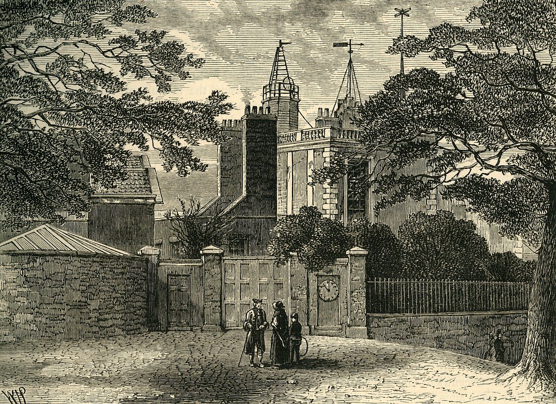 Entrance to Greenwich Observatory in 1840