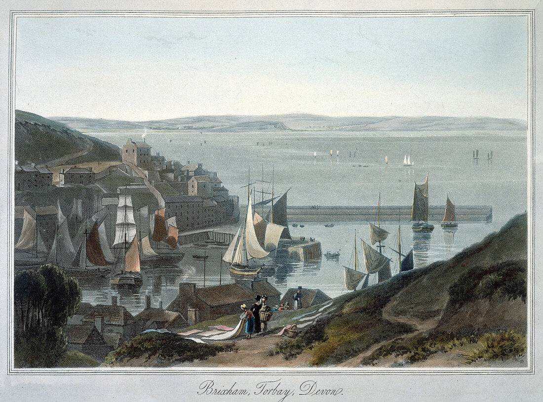 Brixham, Torbay, Devon, 1825
