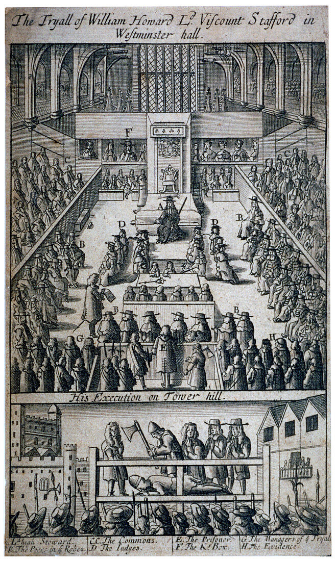 Trial and execution of Viscount Stafford, London, 1680
