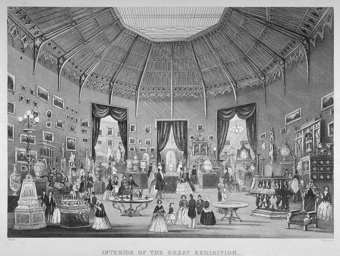 The Great Exhibition, Hyde Park, Westminster, London, 1851