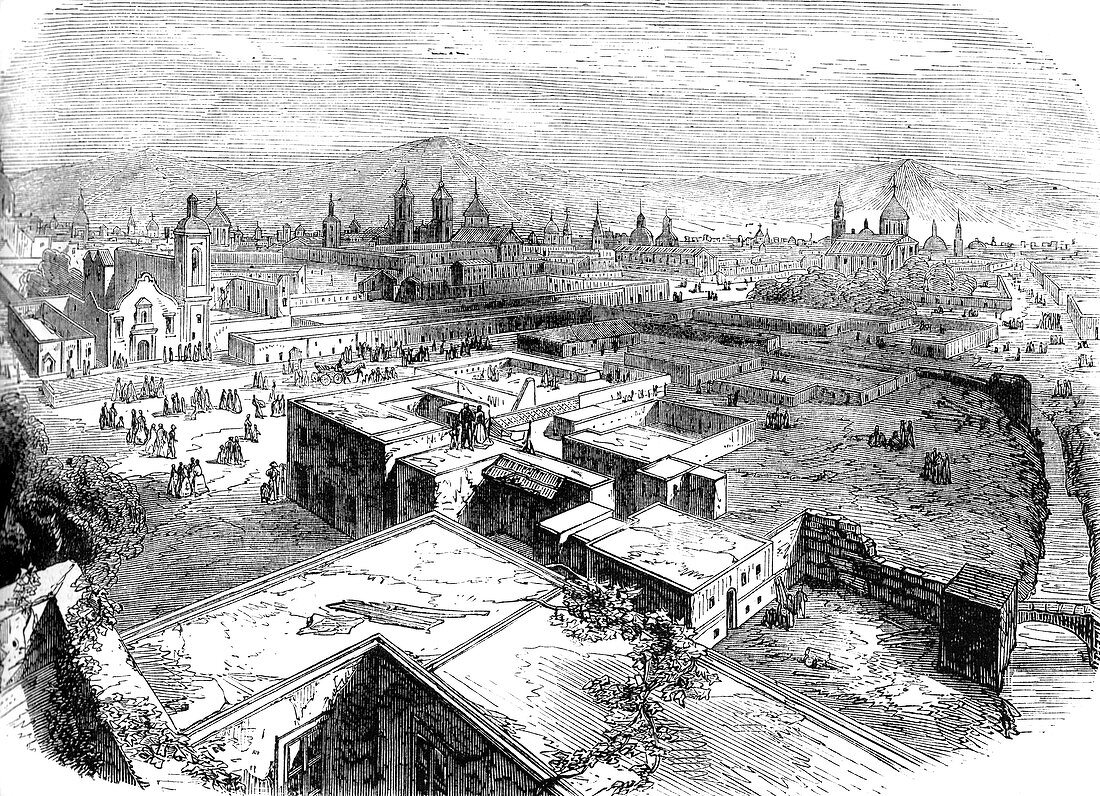 Mexico City, Mexico, mid 19th century