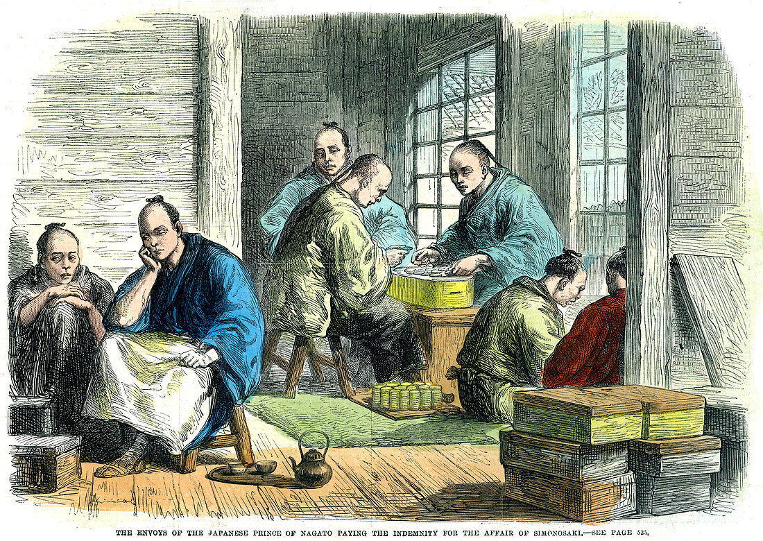 Envoys of the Japanese Prince of Nagato, 1865