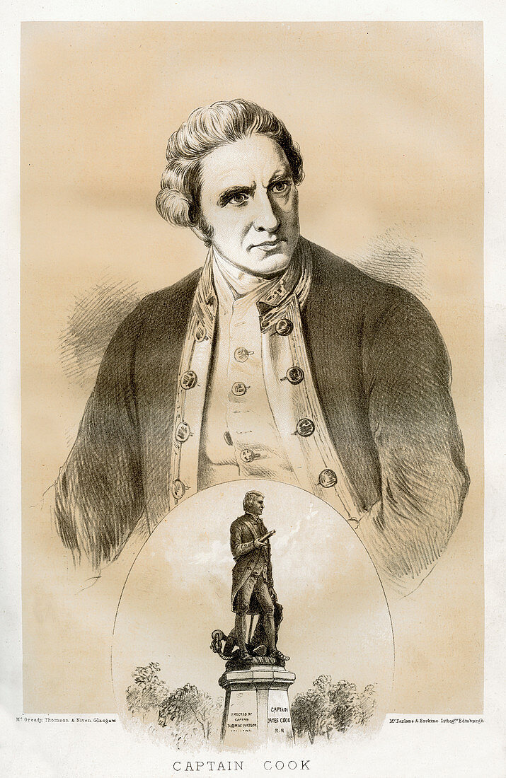Captain James Cook, British naval officer and explorer
