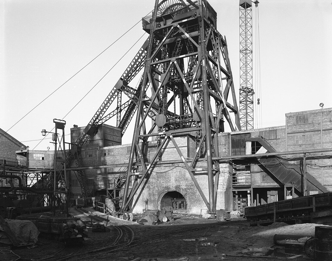 Rossington Colliery, Doncaster, South Yorkshire, 1964