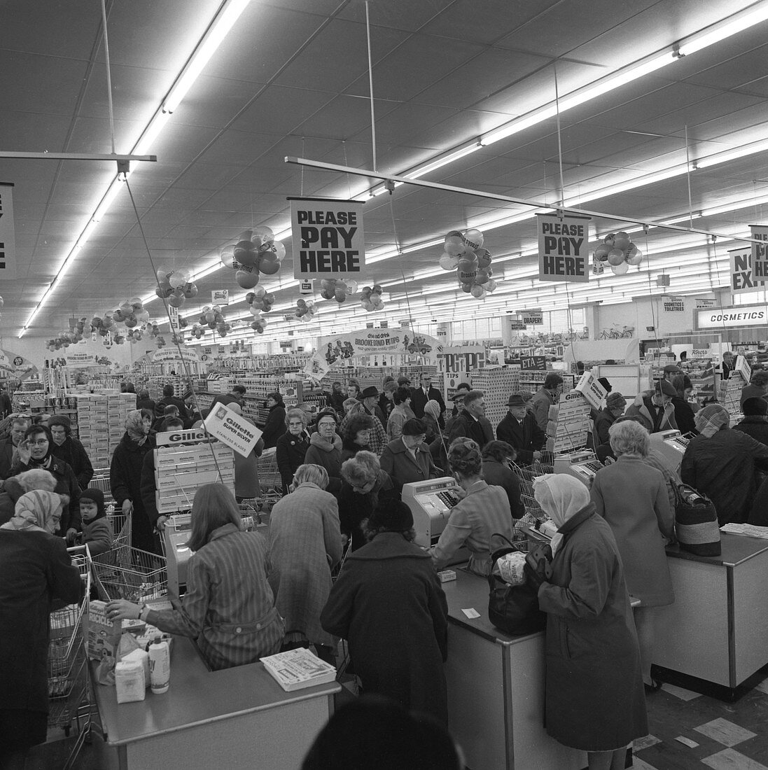 Asda supermarket, 1969