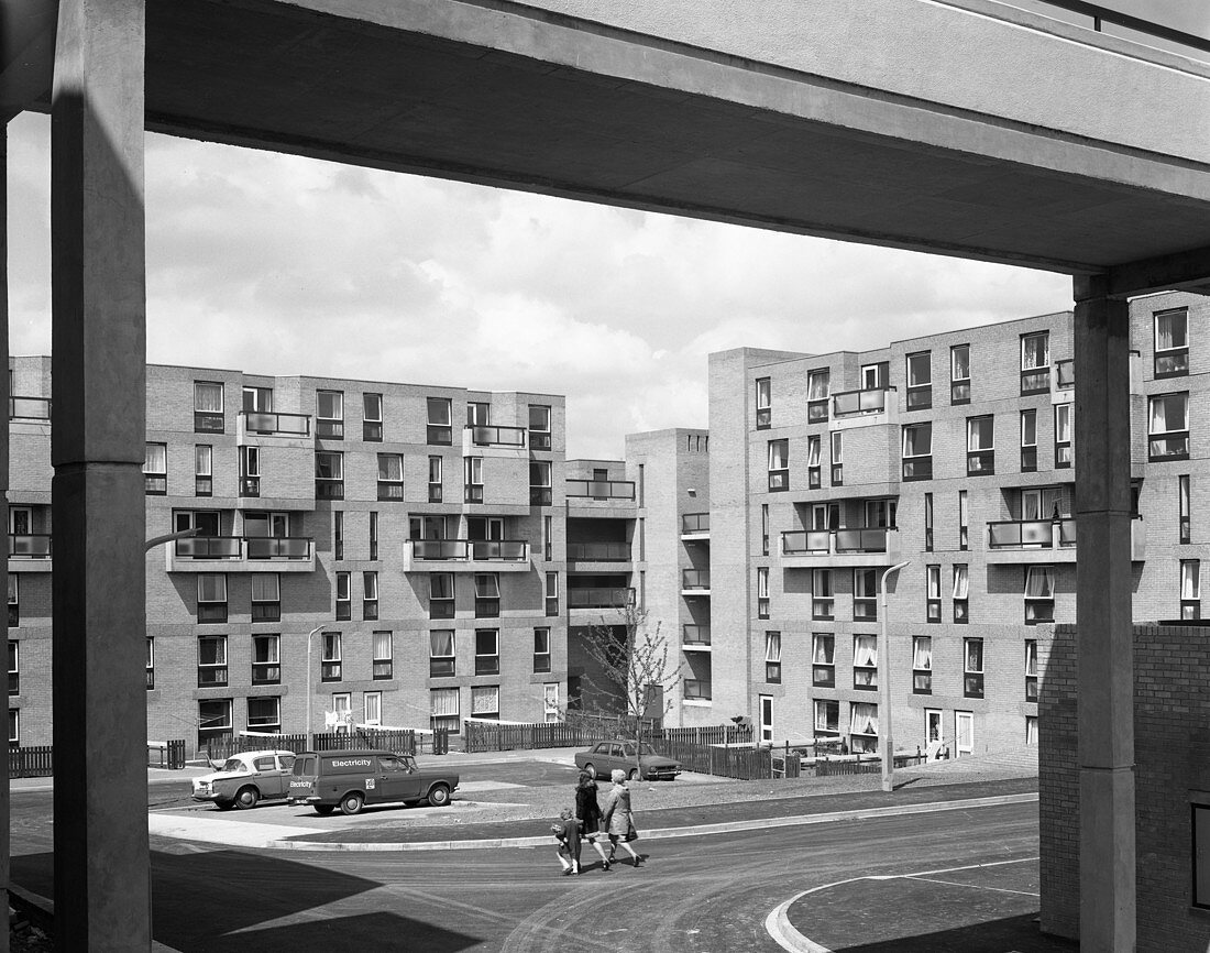 Oak Hill housing development, South Yorkshire, 1970s