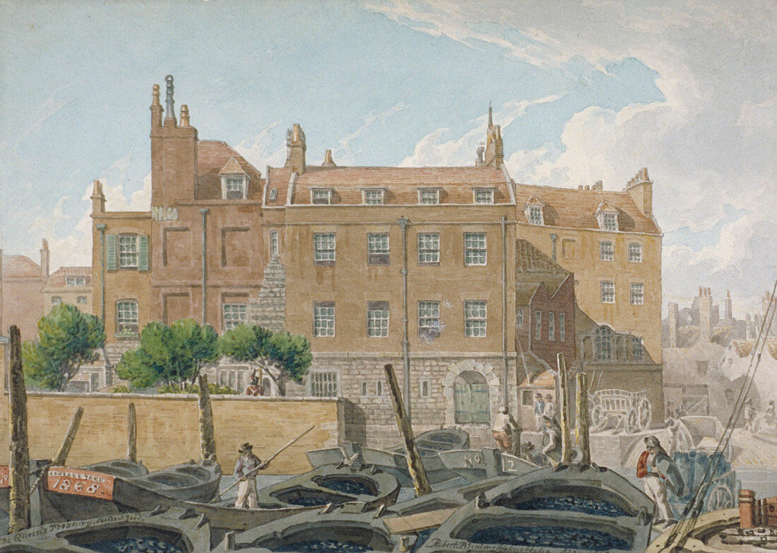 The Treasury, Whitehall, Westminster, London, 1818