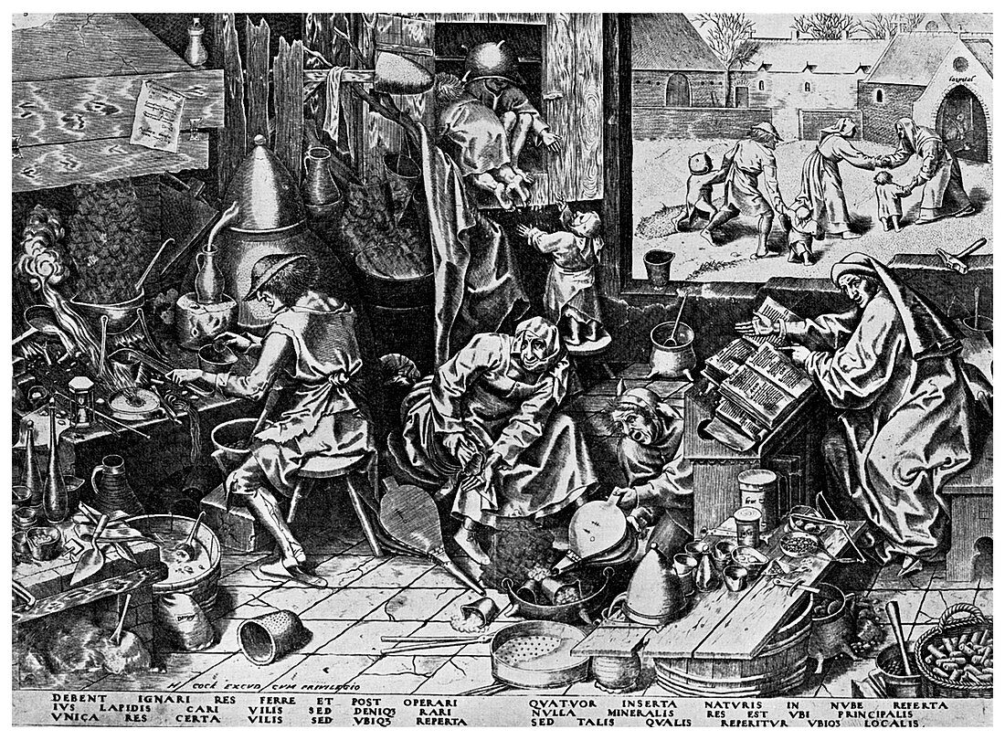 Elixir of Life: 'The Alchemist, 1558