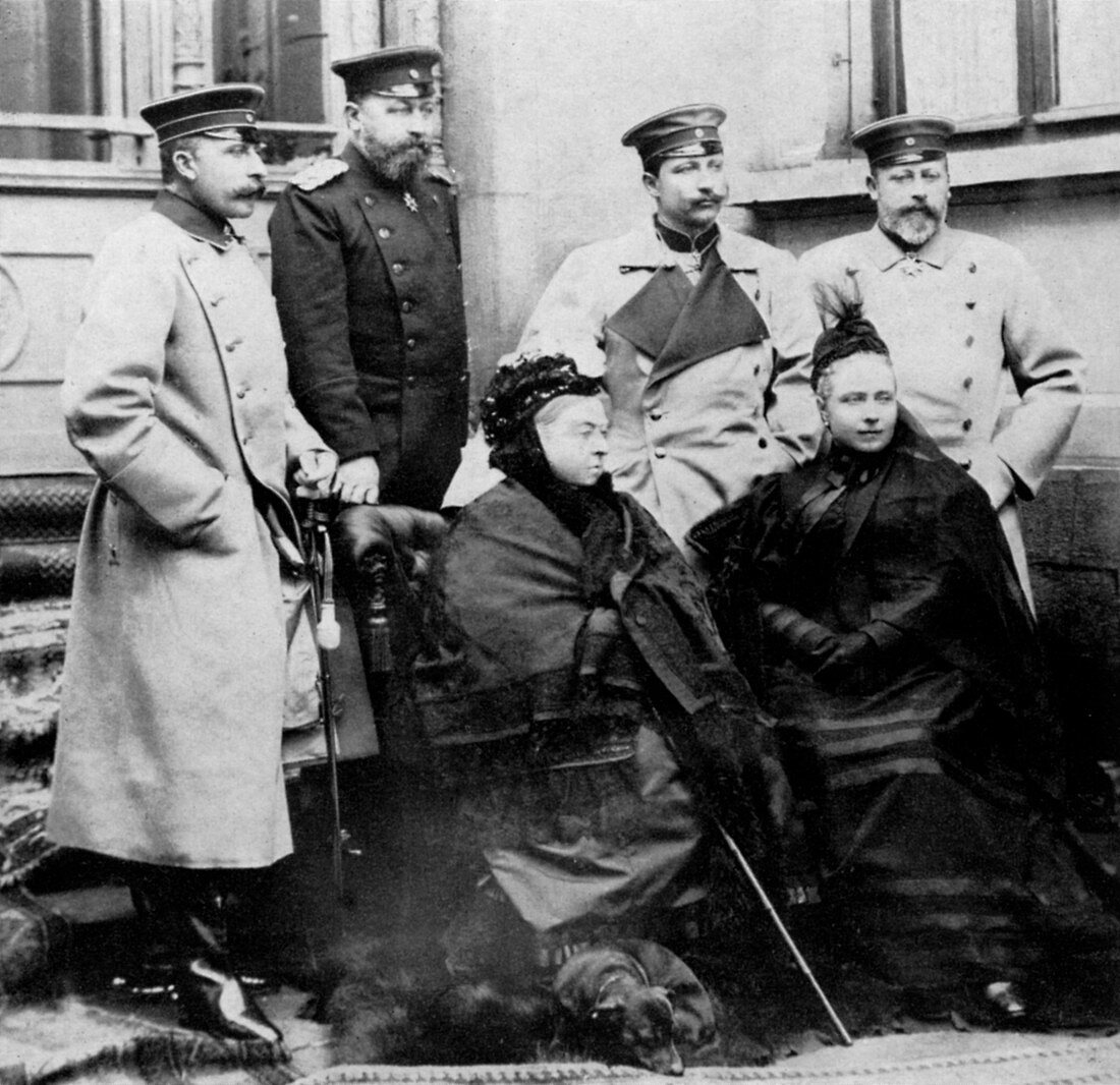 Members of the Royal Family at Coburg, Germany, April 1894