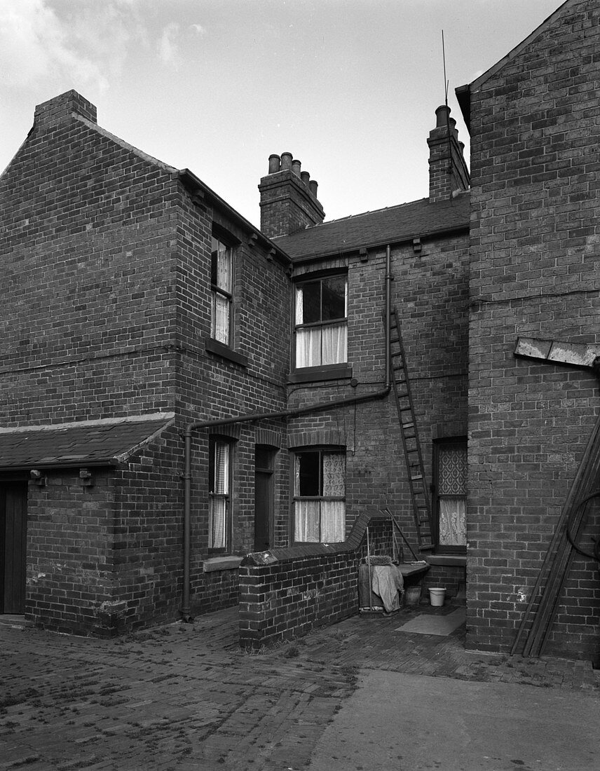 Typical pit housing, Yorkshire, 1963