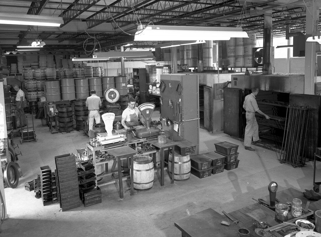 Jowitt & Rodgers factory, Pennsylvania, USA, 1963