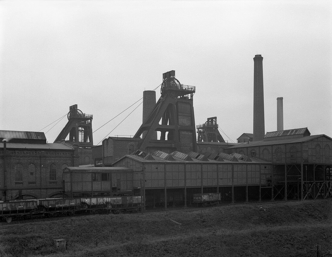 A view of Horden Colliery, County Durham, 1964
