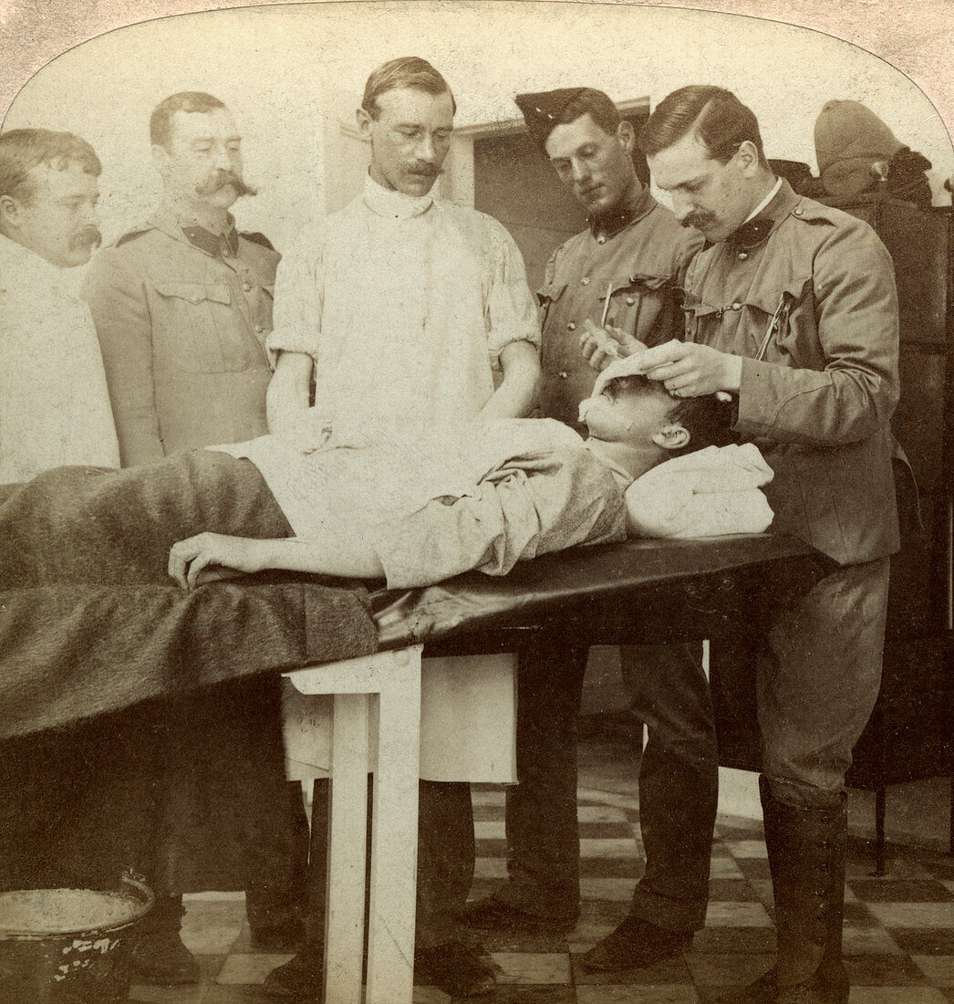 Soldier who fell at the front, Wynberg Hospital, Boer War