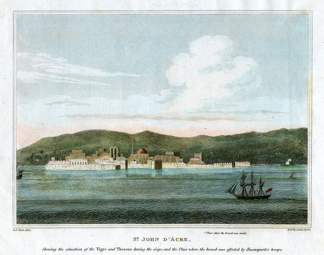 St John d'Acre, Palestine, 1825