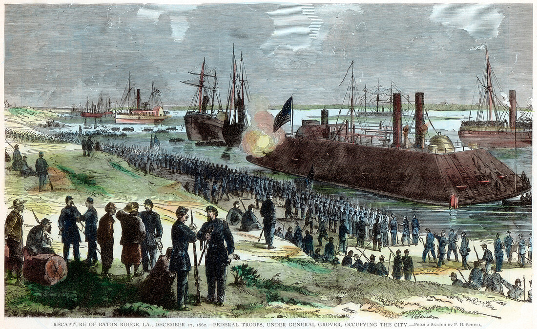 Recapture of Baton Rouge, American Civil War, 1862