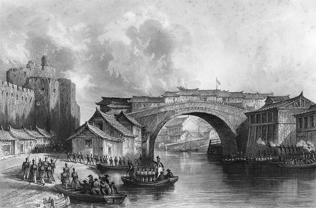 West Gate of Ching-keang-foo, China, 21 July 1842
